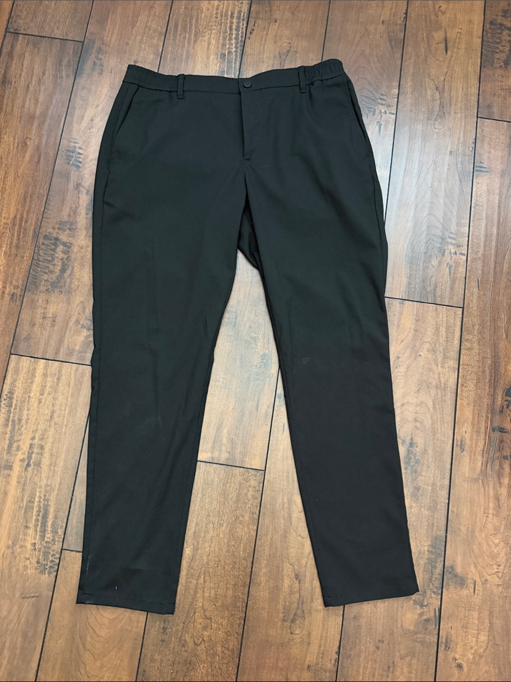 Zara-Men's Black Dress Pants - Slim Tailored Style